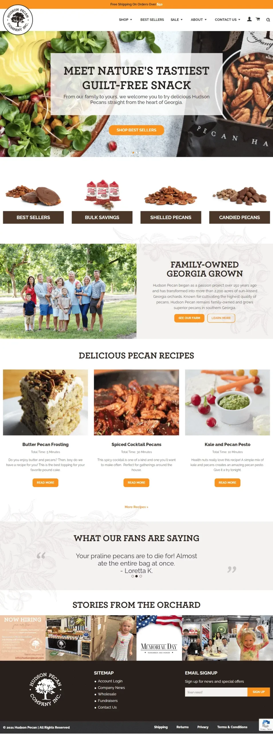 Hudson Pecan Company Inc