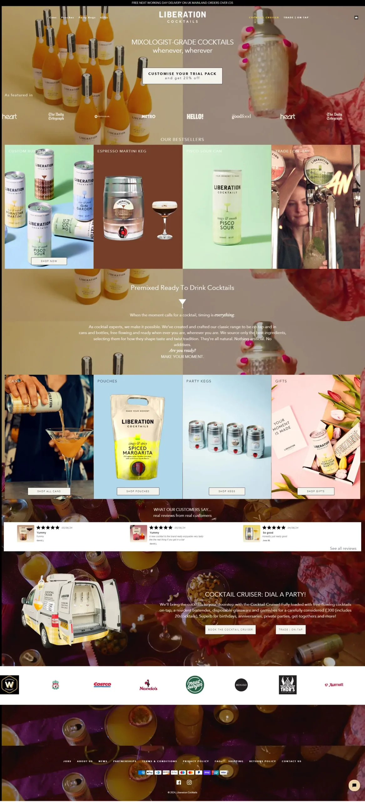 Liberation Cocktails